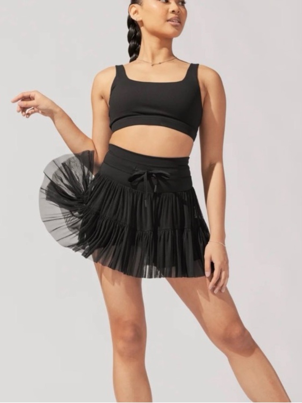 POPFLEX Pirouette Skort Black Large
